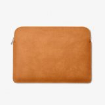 BALTAN Etui skórzane z zamkiem do MacBooka Pro 14" brązowe