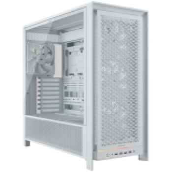 CORSAIR FRAME 5000D RS (4xRS140) Mid-Tower Case, White