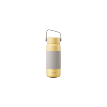 BUYDEEM Termos z zaparzaczem 400 ml, CD1011, Mellow Yellow