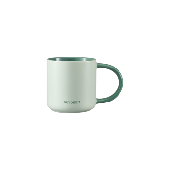 BUYDEEM Kubek ceramiczny 300ml, model CD1018, kolor Cozy Greenish