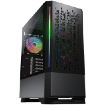 COUGAR Obudowa MX430 Air RGB, Midi Tower, 3x ARGB, Czarna
