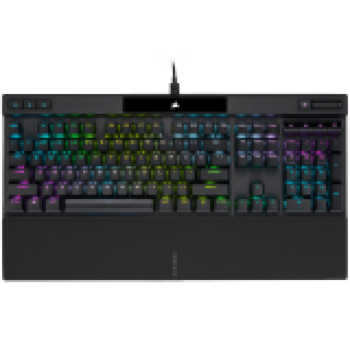 CORSAIR K70 RGB PRO Optical-Mechanical, Backlit RGB LED, Black, Black PBT Keycaps