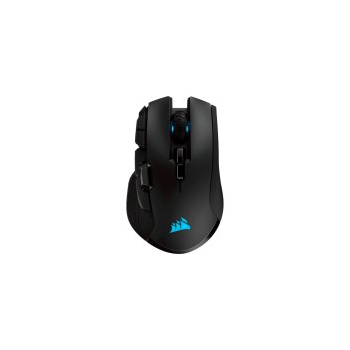 CORSAIR IRONCLAW RGB WIRELESS, Rechargeable with SLISPSTREAM, Black, Backlit RGB LED, 18000 DPI, Optical