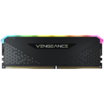 CORSAIR DDR4, 3200MHz 8GB 1x8GB Dimm, 16-20-20-38, XMP 2.0, Vengeance RGB RS, RGB LED, Black PCB, 1.35V, for AMD Ryzen & Intel