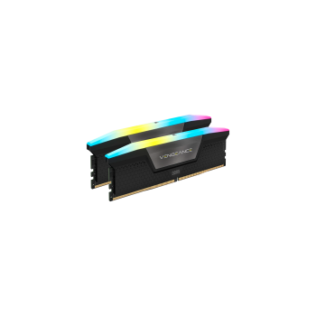 CORSAIR VENGEANCE RGB DDR5 128GB (2 x 64GB) DDR5 6000 CL40-50-50-96 1.35V Intel XMP - BLACK