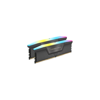 CORSAIR VENGEANCE RGB DDR5 64GB (2 x 32GB) DDR5 5600 CL40-44-44-90 1.25V AMD EXPO & Intel XMP - Gray