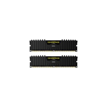 CORSAIR DDR4, 2400MHz 16GB 2x8GB DIMM, 16-16-16-39, XMP 2.0, Vengeance LPX black Heatspreader, Black PCB, 1.2V, for SKL