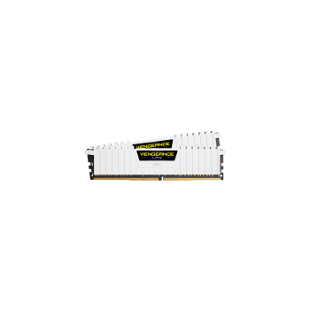 CORSAIR DDR4, 3200MHz 16GB 2x8GB Dimm, 16-18-18-36, XMP 2.0, Vengeance LPX White Heatspreader, Black PCB, 1.35V, for SKL