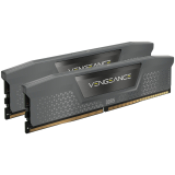 CORSAIR DDR5, 5600MT/s 32GB 2x16GB DIMM, 36-36-36-76, Std PMIC, AMD EXPO, VENGEANCE DDR5 Cool Grey Heatspreader, Black PCB, 1.25V