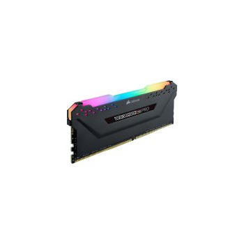 CORSAIR DDR4, 3200MHz 8GB 1x8GB DIMM, 16-18-18-36, Base SPD@2666, XMP 2.0, VENGEANCE RGB PRO Heatspreader, RGB LED, 1.35V, for AMD