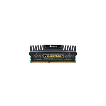 CORSAIR DDR3, 1600MHz 16GB 2x8 DIMM, Vengeance Black Heat Spreader, XMP 1.3, 1.5V