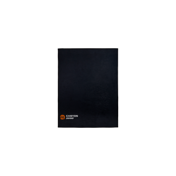 CANYON Mata podłogowa pod fotel FM-01 130x100 cm Czarna