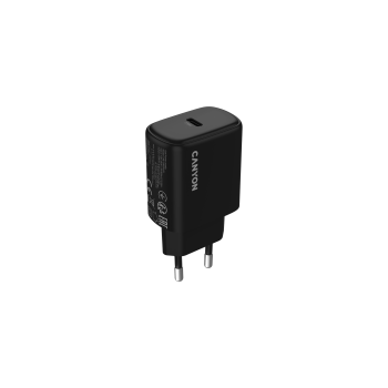CANYON Ładowarka sieciowa OnCharge 250 25W 1xPD EU Czarna