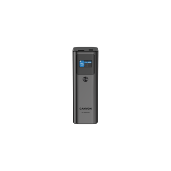 CANYON Powerbank PB-2010 TFT 27000 mAh 140W QC3.0 Grafitowy