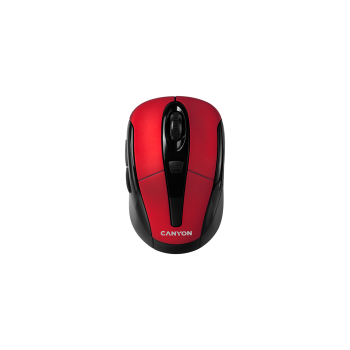 CANYON Mysz bezprzewodowa MSO-W6 Czerwona
