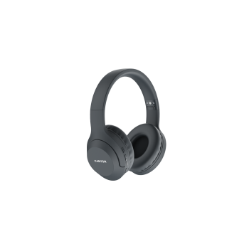 CANYON Słuchawki nauszne BTHS-3 Bezprzewodowe Ciemnoszare