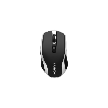 CANYON Mysz bezprzewodowa MW-19 EU Ładowanie Qi Czarno - Szara