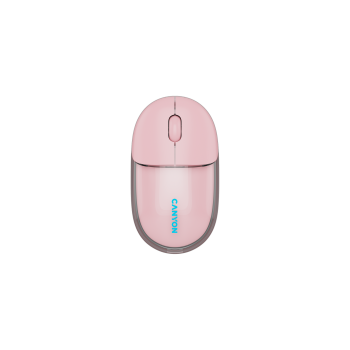 CANYON mouse OnClick 24 BT/ Wireless Transparent/Pink