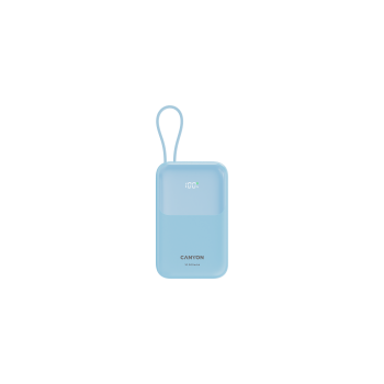 CANYON Powerbank OnPower 101 z kablem 10000 mAh PD22.5W Niebieski