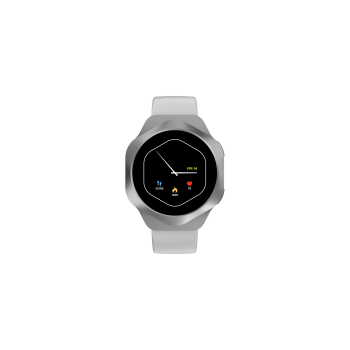 CANYON Smartwatch Hexagon 88 Rozmowy Bluetooth Srebrny
