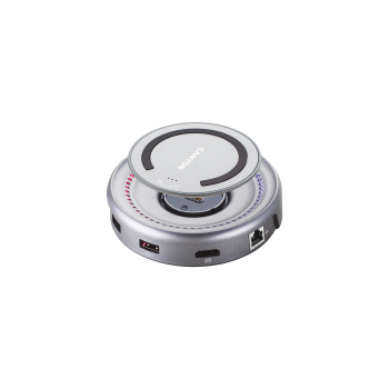 CANYON HUB DS-7 7in1 USB-C Ładowanie Qi Space Grey