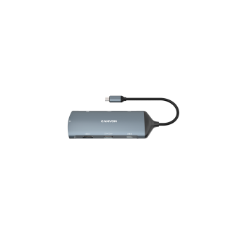 CANYON HUB DS-15 8 w 1  4k USB-C Szary