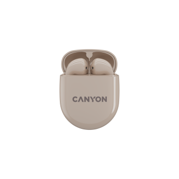 CANYON Słuchawki douszne TWS-6 Etui Beżowe