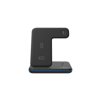 CANYON Ładowarka bezprzewodowa WS-302 15W 3w1 Czarna