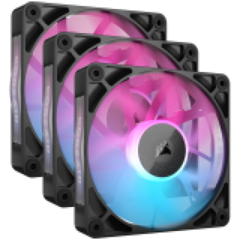 CORSAIR RX RGB Series, iCUE LINK RX120 RGB, 120mm RGB Fan, Triple Fan Kit