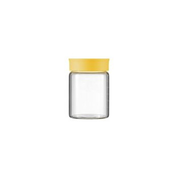 BUYDEEM Szklane słoiczki 300ml z nakrętką wze Yellow Mellow, CS1008/A2