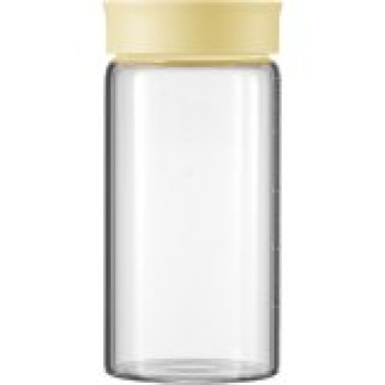 BUYDEEM Szklany słoik 1200ml z nakrętką wze Mellow Yellow, CS1015