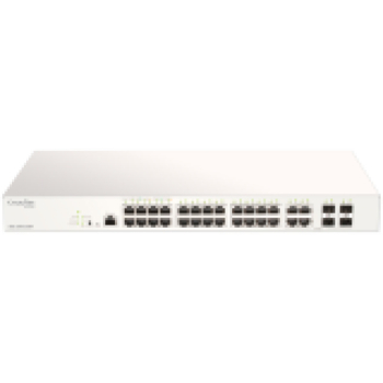 D-LINK Switch 28 Port Gigabit PoE+ Nuclias Smart Managed, 370W (With 1 Year License)