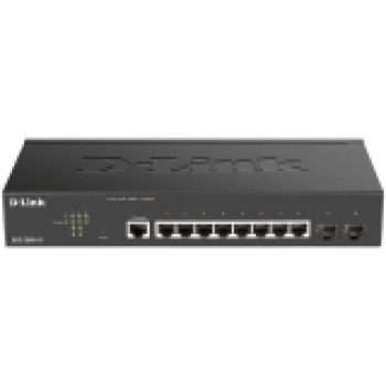 D-LINK 8-port Gbit PoE Managed Switch incl. 2 x SFP