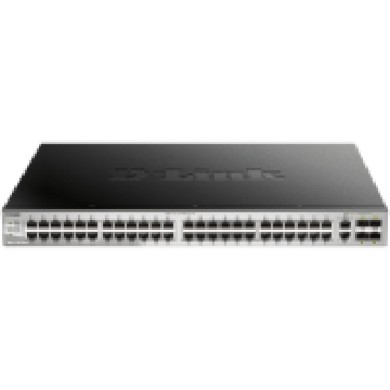 D-LINK 48 x 10/100/1000BASE-T PoE ports (370W budget) Layer 3 Stackable Managed Gigabit Switch