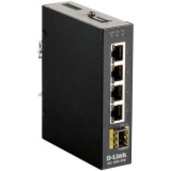 D-LINK 5 Port Unmanaged Switch with 4 x 10/100/1000BaseT(X) ports & 1 x 100/1000BaseSFP ports