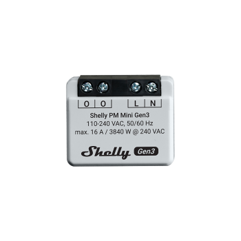 SHELLY PM Mini Gen3 moduł z pomiarem mocy