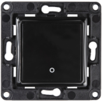 SHELLY Wall switch 1 - black white inteligentny włącznik 1p czarny