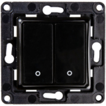 SHELLY Wall switch 2 - black inteligentny włącznik 2pczarny