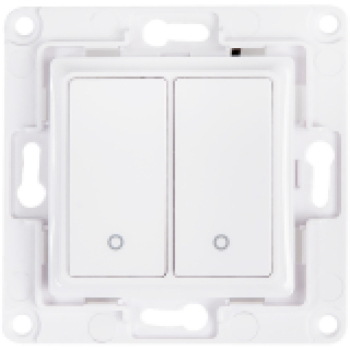 SHELLY Wall switch 2 - white white inteligentny włącznik 2p biały