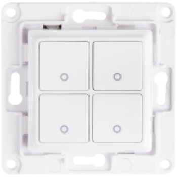 SHELLY Wall switch 4 - white inteligentny włącznik 4p biały