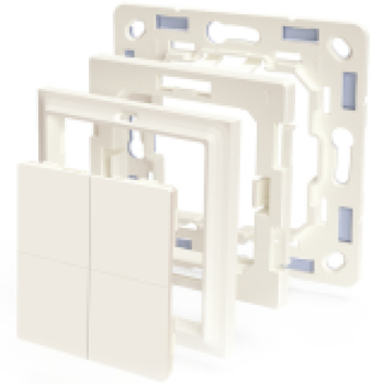 SHELLY Wall Switch Adapter Busch-Jaeger Włącznik z ramkami i adapterem