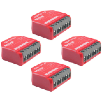 SHELLY 1PM Gen4 4-pack 1-kanałowy moduł z pomiarem mocy czteropak