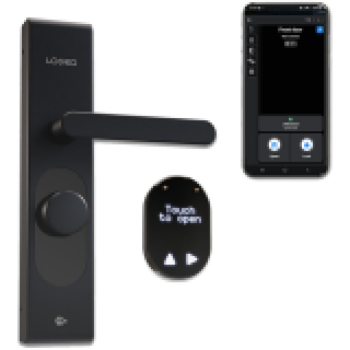 SHELLY LOQED Touch Smart Lock Black Edition Inteligentny zamek Czarny