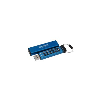 KINGSTON 64GB IronKey Keypad 200, FIPS 140-3 Lvl 3 (Pending) AES-256 Encrypted