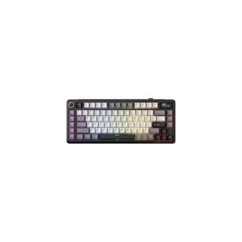 ROYAL KLUDGE RK L75 Knight Black Gaming Keyboard Cream switch
