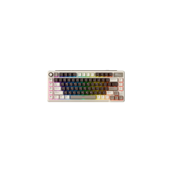 ROYAL KLUDGE RK L75 Mocha Grey Gaming Keyboard Beige switch
