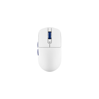 ROYAL KLUDGE M30 White Blue Gaming Mouse PAW 33111K