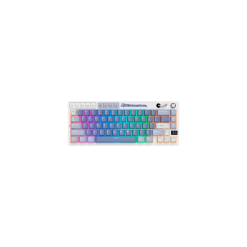 ROYAL KLUDGE RK M65 Ocean Blue Gaming Keyboard Cream switch