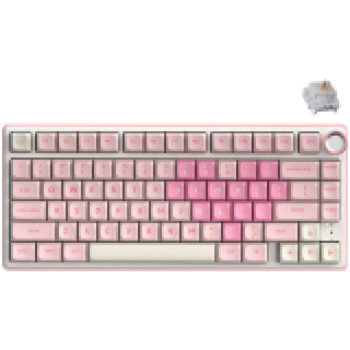 ROYAL KLUDGE R75 Pink Melody Gaming Keyboard Beige Switch