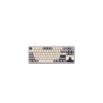 ROYAL KLUDGE R87Pro Half Grey Gaming Keyboard Creamy switch